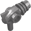 13608 - Minifigure, Weapon Space Ray Gun - Rounded Heat Diffusers