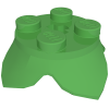 15469 - Plant Leaves 2 x 2 with 4 Petals and Axle Hole