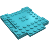 15624 - Brick, Modified 8 x 8 x 2/3 with 1 x 4 Indentations and 1 x 4 Plate