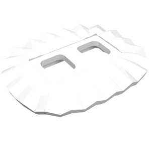 24087 - Minifigure Skirt Plastic, Ruffled (Ballerina Tutu)