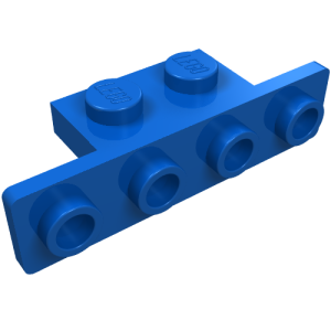2436b - Bracket 1 x 2 - 1 x 4 with Rounded Corners