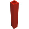 2453a - Brick 1 x 1 x 5 - Blocked Open Stud or Hollow Stud