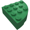 2577 - Brick, Round Corner 4 x 4 Full Brick
