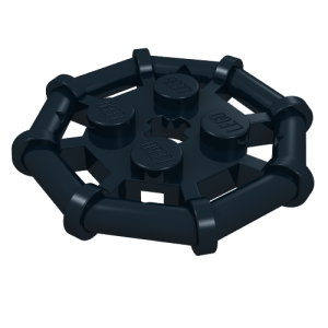 30033 - Plate, Modified 2 x 2 with Bar Frame Octagonal
