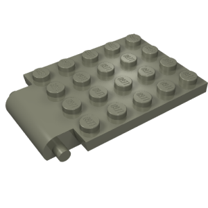 30042 - Plate, Modified 4 x 5 with Trap Door Hinge