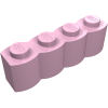 30137 - Brick, Modified 1 x 4 with Log Profile