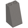 3684a - Slope 75 2 x 2 x 3 - Hollow Studs