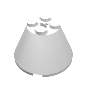 3943b - Cone 4 x 4 x 2 with Axle Hole