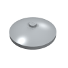 3960 - Dish 4 x 4 Inverted (Radar) with Solid Stud
