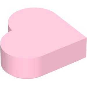 39739 - Tile, Round 1 x 1 Heart