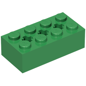 39789 - Technic, Brick 2 x 4 with 3 Axle Holes