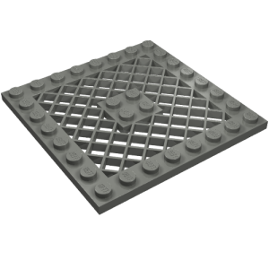 4151 - Plate, Modified 8 x 8 with Grille