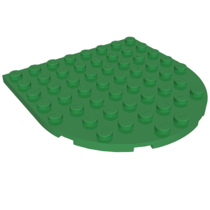 41948 - Plate, Round 8 x 8 Rounded End