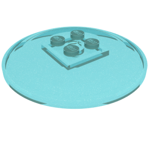 44375b - Dish 6 x 6 Inverted (Radar) - Solid Studs