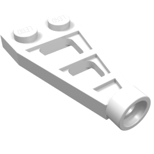 4596 - Plate, Modified 1 x 2 with Long Stud Receptacle (Space Wing)