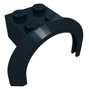 50745 - Vehicle, Mudguard 4 x 2 1/2 x 1 2/3 with Arch Round