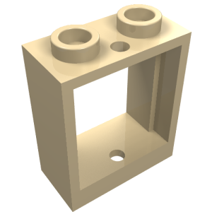 60592 - Window 1 x 2 x 2 Flat Front