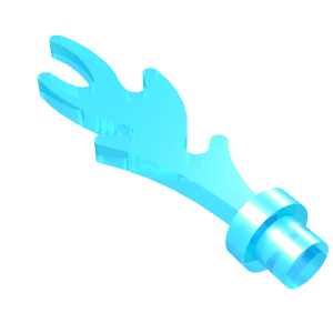 6126b - Wave Rounded Straight with Bar End (Castle Dragon Flame / Seaweed / Water)
