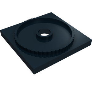 61485 - Turntable 4 x 4 Square Base, Locking