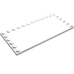 6178 - Tile, Modified 6 x 12 with Studs on Edges
