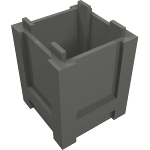 61780 - Container, Box 2 x 2 x 2 - Top Opening