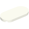 66857 - Tile, Round 2 x 4 Oval