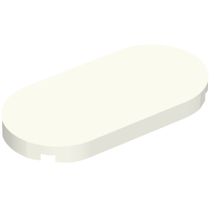66857 - Tile, Round 2 x 4 Oval