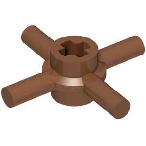 68888 - Technic, Axle Connector Hub with 4 Bars and Axle Hole