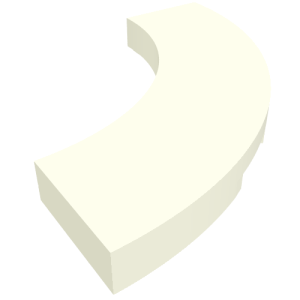 79393 - Tile, Round Corner 3 x 3 Macaroni