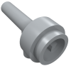 86208 - Minifigure, Utensil Space Gun / Torch - Without Grooves