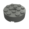 87081 - Brick, Round 4 x 4 with Hole