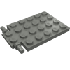 92099 - Plate, Modified 4 x 6 with Trap Door Hinge (Long Pins)