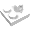 92582 - Hinge Plate 2 x 2 Locking with 1 Finger on Top