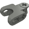 93571 - Technic, Axle Connector 2 x 3 with Ball Joint Socket - Closed Sides, Straight Forks with Open Axle Holes