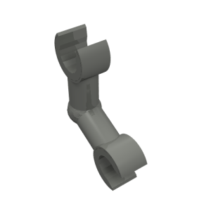 93609 - Arm Skeleton, Bent with Clips (Horizontal Grip)