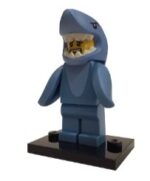 col15-13 - Shark Suit Guy, Series 15 (Complete Set with Stand and Accessories)