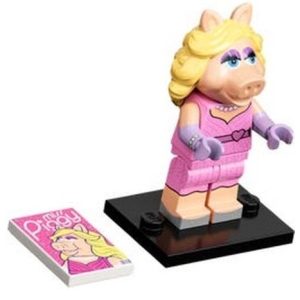 coltm-6 - Miss Piggy, The Muppets (Complete Set with Stand and Accessories)