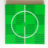 10202pb014 - Tile 6 x 6 with Bottom Tubes with Soccer (Football) Pitch Center Circle Pattern