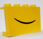 14718pb030 - Panel 1 x 4 x 2 with Side Supports - Hollow Studs with Closed Smile Pattern