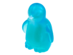 14733pb02 - Penguin, Friends with Molded Satin Trans-Light Blue Face and Stomach Pattern