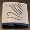 15068pb201 - Slope, Curved 2 x 2 x 2/3 with Curved Lines Pattern 2 (Sticker) - Set 71043