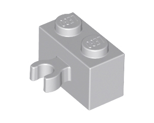 30237b - Brick, Modified 1 x 2 with Open O Clip Thick (Vertical Grip)