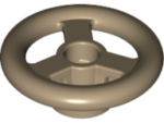30663 - Vehicle, Steering Wheel Small, 2 Studs Diameter