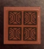 3068bpb1265 - Tile 2 x 2 with Groove with Parquet Style Tiles Pattern (Sticker) - Set 71043