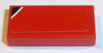 3069bpb0480L - Tile 1 x 2 with Groove with Black Togokahn Pattern, Model Front Left Side (Sticker) - Set 8159