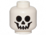3626cpb0001 - Minifigure, Head Skull Standard Pattern - Hollow Stud
