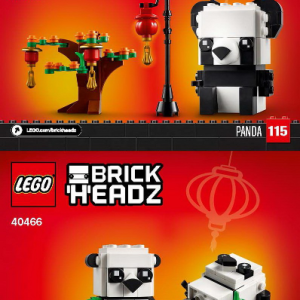 40466-1 - Panda, Baby Panda 1 & Baby Panda 2