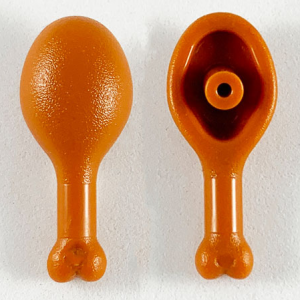 42876 - Turkey Drumstick, 22mm with Oval Opening on Back