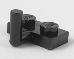 4623a - Plate, Modified 1 x 2 with Bar Arm Up (Horizontal Arm 6mm)
