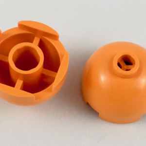 553a - Brick, Round 2 x 2 Dome Top - Blocked Open Stud without Bottom Axle Holder